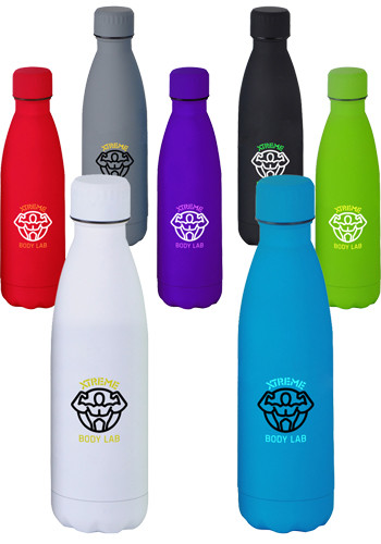 17 oz Matte Soft Touch Stainless Steel Bottle
