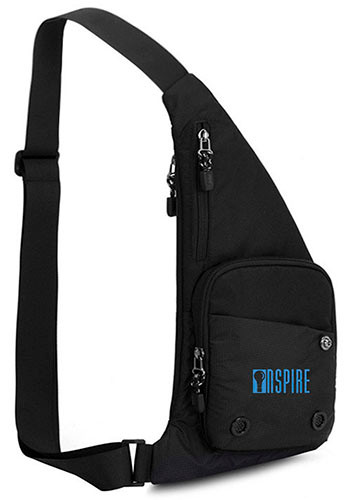 Sling Backpack with Strap Pockets