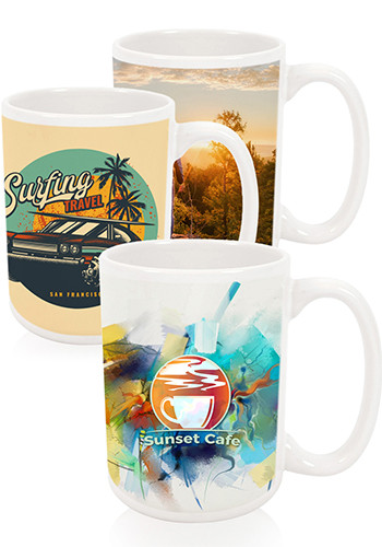 15 oz Orca Ceramic Sublimation Mug