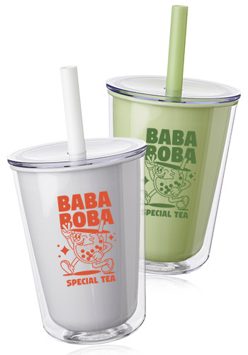 Bilbo 27 oz. Double Wall Plastic Tumbler with Straw