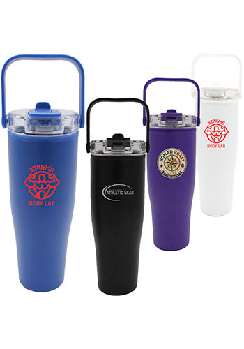 30 oz Recycled Tumbler with Handle Lid