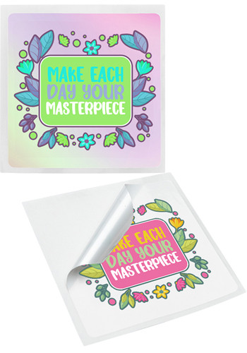 5 x 5 Square Rounded Corner Sticker