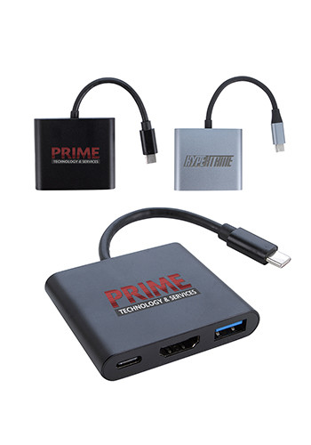 Compact 3-in-1 HDMI USB Hub