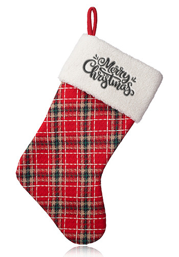 Classic Plaid Christmas Stocking