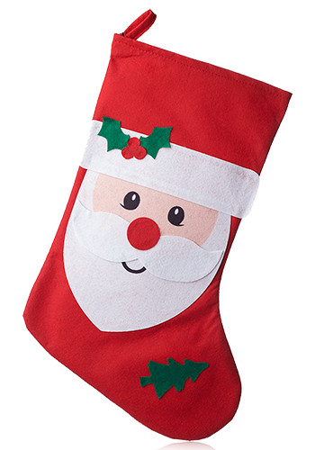 Santa Face Christmas Stocking
