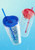 24 oz. Double Wall Solid Clear Orbit  Acrylic Tumblers
