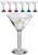 8.5 oz. Libbey Salud Grande Wedding Martini Glasses