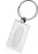 Silver Rectangle Keychains