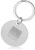 Chrome Round Keychains
