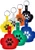 Paw Flexible Key Tags