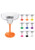 12 oz. Standard Stem Plastic Margarita Glasses