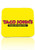 1/8 inch Black Rubber Backing Square Coasters