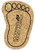 5.125 inch Cork Foot Coasters