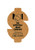 4 inch King Size Cork Dollar Sign Coasters