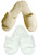 Terry Open Toe Slippers with Velcro Closure Medium Terry Open Toe Slippers with Velcro Closure Medium