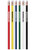 Pencils with White Eraser & Brass Ferrule