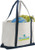 Premium Heavy Cotton Zippered Boat Tote Bags