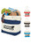 Capri Stripes Cotton Tote Bags