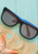 Two Tone Plastic Sunglasses