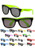 Two Tone Plastic Sunglasses