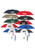 44-in. Auto-Open Folding Umbrellas
