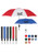 44-in. Auto-Open Folding Umbrellas