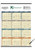 Time Management Span-A-Year Laminated with Marker Calendars