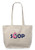 Cotton Canvas Totes with Zipper Closure