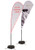 8 ft. Single-Sided Streamline Tear Drop Sail Sign Flag Kit with Scissor Base 8 ft. Single-Sided Streamline Tear Drop Sail Sign Flag Kit with Scissor Base
