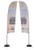 13 in. Double-Sided Streamline Razor Sail Sign Flag Kits