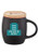 14 oz. Hearth Ceramic Mug with Wood Lid-Coasters