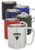 10 oz. Carabiner Handle Stainless Steel Mugs