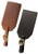 Grand Central Sueded Full-Grain Leather Luggage Tags