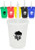 16 oz. Plastic Stadium Cups with Lid and Straw