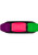 Crayo - Craze 6 Color Crayon Wheel - Black - Full Color Decal