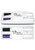 Dry Erase Gear Marker and Eraser Set with Black and Purple Markers