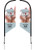 8 Ft Flag Kits with Double Sided Imprint