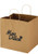 12 x 12 Wide Gusset Brown Takeout Bags