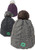 Beanies With Faux Fur Pom And Plush Lining