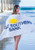 Made In USA Velour Beach Towel