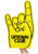 HookEm Horns Foam Hands