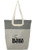 Recycled Cotton U-Handle Book Tote Bag