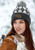 Diamond Pattern Knitted Pompom Beanies