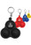 Pop 3 Bubbles Keychain