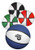 Full Size Rubber Basketball Colors