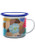 12 oz Fine SS Blue Rim Enamel Cups