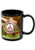 11 oz Black Ceramic Mug with Decal White Patch