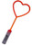 Red Heart Neon Wand Red Heart Neon Wand