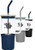 32 oz Glass Tumbler with Handle and Straw