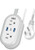Mini Power Strip with 4Ft Extension Cord